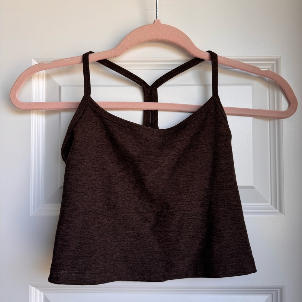 Spacedye Slim Racerback Cropped Tank